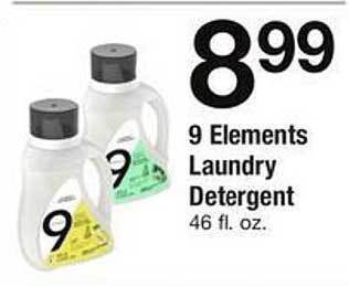 Safeway 9 Elements Laundry Detergent offer