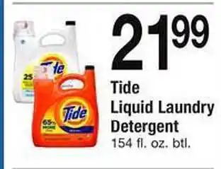 Safeway Tide Liquid Laundry Detergent offer