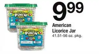 Safeway American Licorice Jar offer