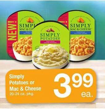 Safeway Simply Potatoes Or Mac & Cheese offer