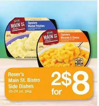 Safeway Reser's Main St. Bistro Side Dishes offer