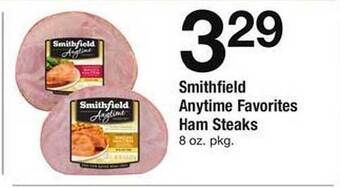 Safeway Smithfield Anytime Favorites Ham Steaks offer