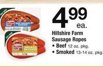 Safeway Hillshire Farm Sausage Ropes offer