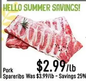 Seafood City Pork Spareribs offer