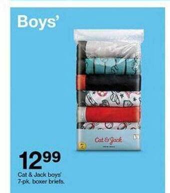 Target Cat & Jack Boys' 7-pk. Boxer Briefs offer