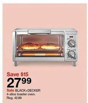 Target Black+decker 4-slice Toaster Oven offer