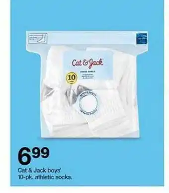 Target Cat & Jack Boy's 10-pk. Athletic Socks offer
