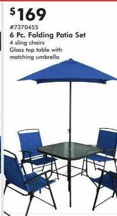 Valu Home Centers 6 Pc. Folding Patio Set offer