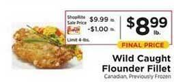ShopRite Wild Caught Flounder Fillet offer