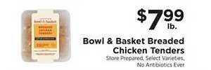 ShopRite Bowl & Basket Breaded Chicken Tenders offer