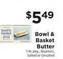 ShopRite Bowl & Basket Butter offer