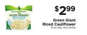 ShopRite Green Giant Riced Cauliflower offer