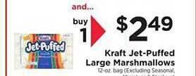 ShopRite Kraft Jet-puffed Large Marshmallows offer