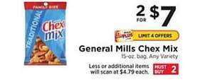 ShopRite General Mills Chex Mix offer