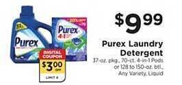 ShopRite Purex Laundry Detergent offer