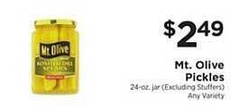 ShopRite Mt. Olive Pickles offer
