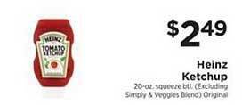 ShopRite Heinz Ketchup offer