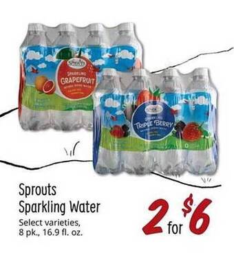 Sprouts Farmers Market Sprouts Sparkling Water offer