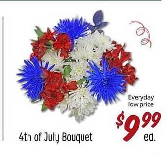 Sprouts Farmers Market 4th Of July Bouquet offer
