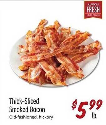 Sprouts Farmers Market Thick-sliced Smoked Bacon offer