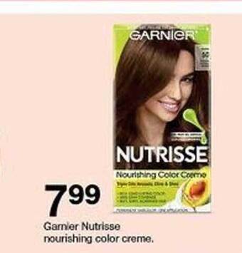 Target Garnier Nutrisse Nourishing Color Creme offer
