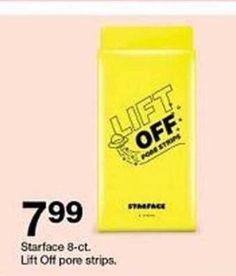 Target Starface Lift Off Pore Strips offer