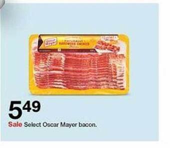 Target Select Oscar Mayer Bacon offer