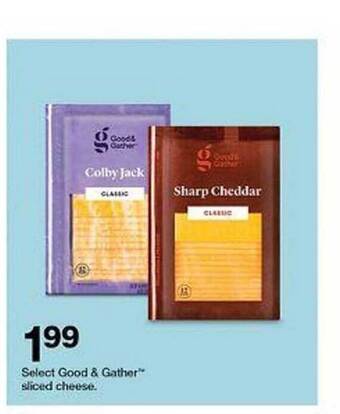 Target Select Good & Gather Sliced Cheese offer