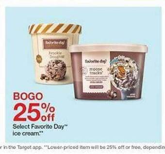 Target Select Favorite Day Ice Cream offer
