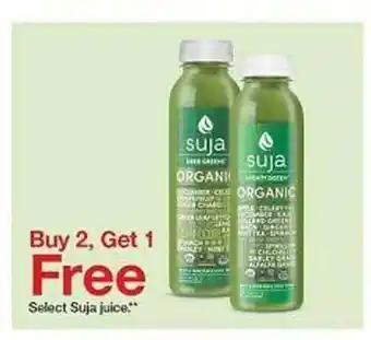 Target Select Suja Juice offer