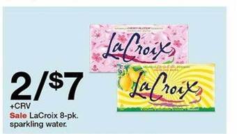 Target Lacroix Sparkling Water offer