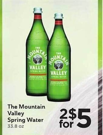 Cub Foods The Mountain Valley Spring Water offer