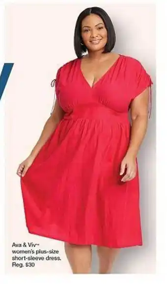 Target Ava & Viv Women's Plus-size Short-sleeve Dress offer