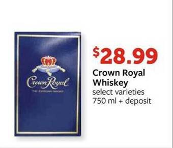 Fareway Crown Royal Whiskey offer