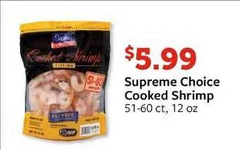 Fareway Supreme Choice Cooked Shrimp offer