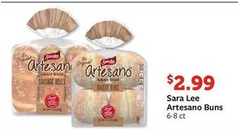 Fareway Sara Lee Artesano Buns offer
