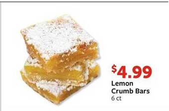 Fareway Lemon Crumb Bars offer