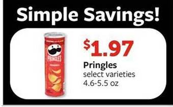 Fareway Pringles offer
