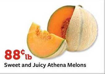 Fareway Sweet And Juicy Athena Melons offer