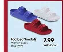 Fred Meyer Footbed Sandals offer