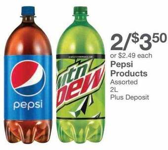 Kinney Drugs Pepsi Products Assorted offer