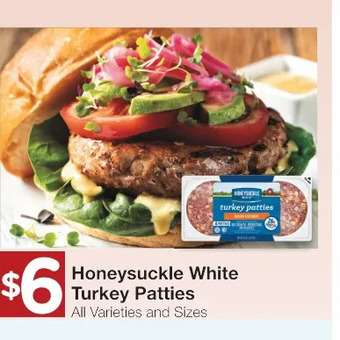 United Supermarkets Honeysuckle White Turkey Patties offer