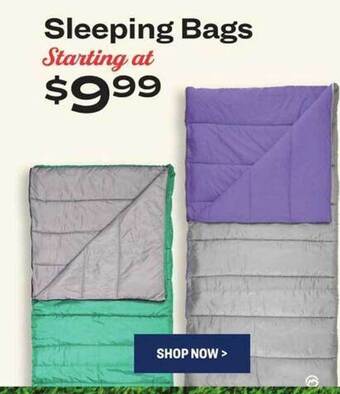 Academy Sleeping Bags offer