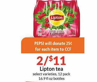 Hy-Vee Lipton Tea offer