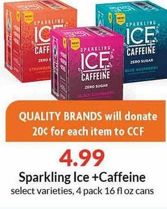 Hy-Vee Sparkling Ice +Caffeine offer