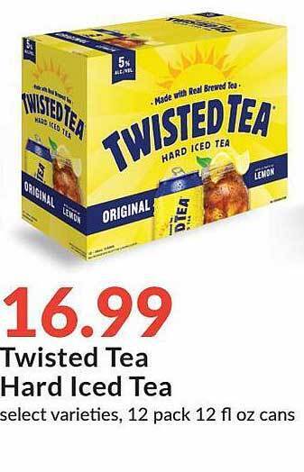 Hy-Vee Twisted Tea Hard Iced Tea offer