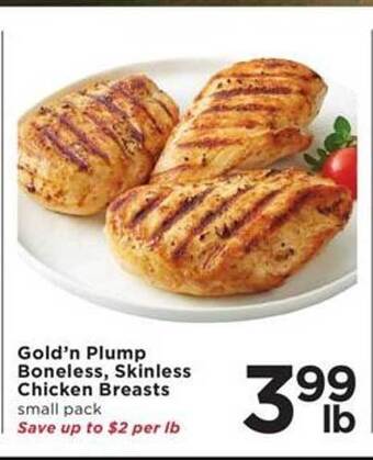 Cub Foods Gold'n Plump Boneless, Skinless Chicken Breasts offer