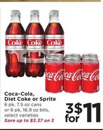 Cub Foods Coca-Cola, Diet Coke Or Sprite offer
