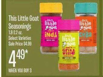 Jewel-Osco This Little Goat Seasonings offer