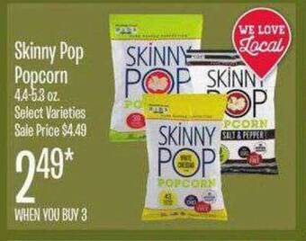 Jewel-Osco Skinny Pop Popcorn offer